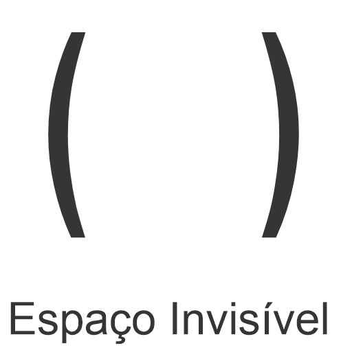 Espaço Invisível - Pequeno ( ) Médio (ﾠ) Grande (ㅤ)